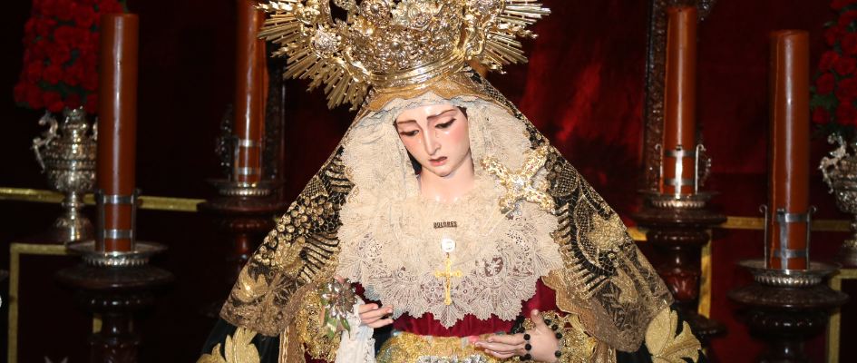 Hdad San Juan Bautista altar previo Sábado de pasión (marzo 2021) (4) p
