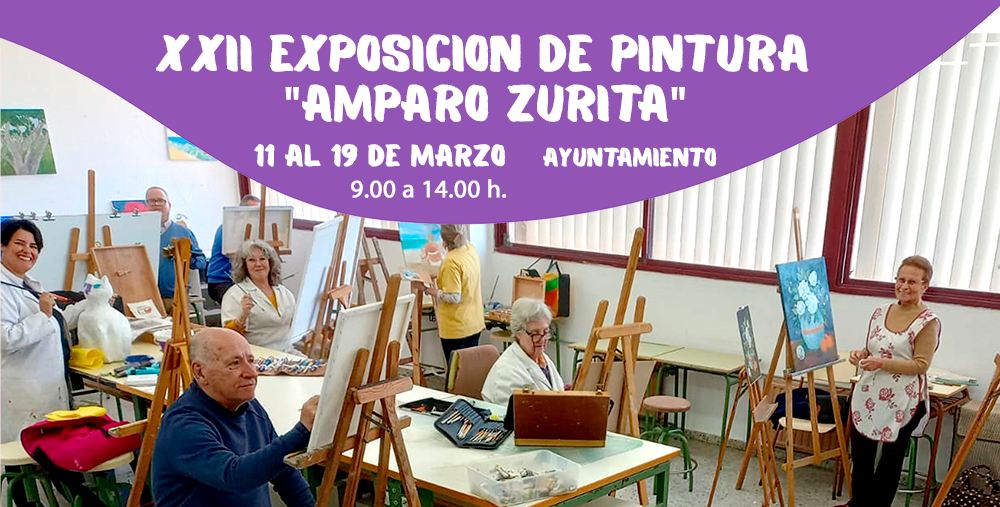 cartel XXII expo Amparo Zurita portada